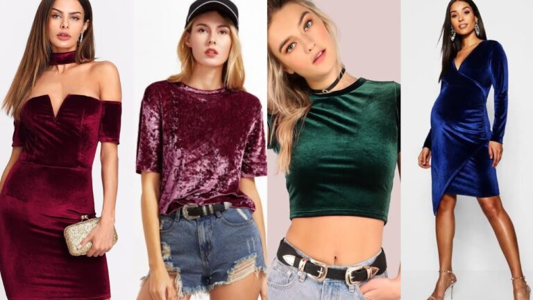 Tendencias de moda en terciopelo