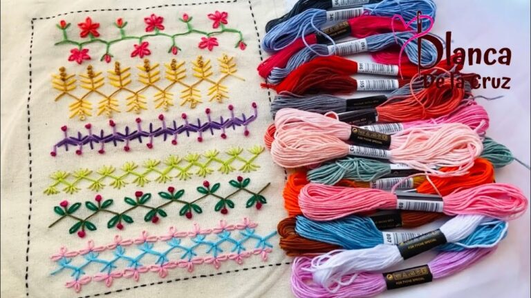 5 Puntadas Decorativas para Prendas de Punto