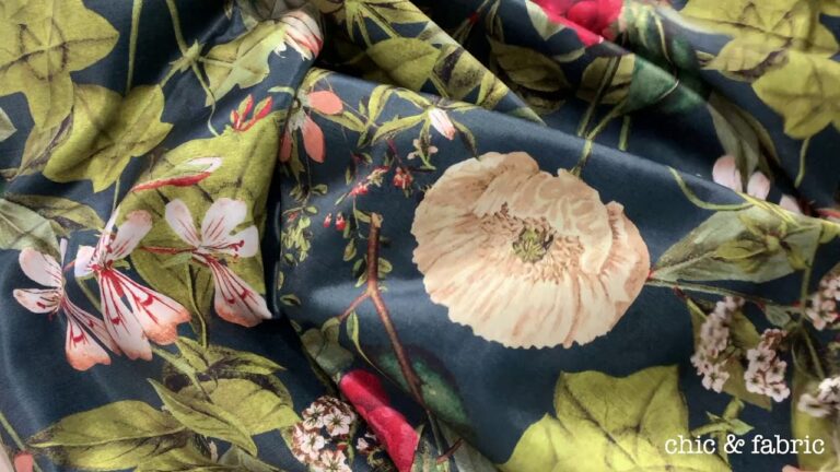 Estampado floral en moda de terciopelo: tendencia elegante y sofisticada
