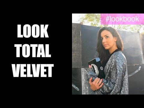 Inspiración de terciopelo en la moda actual